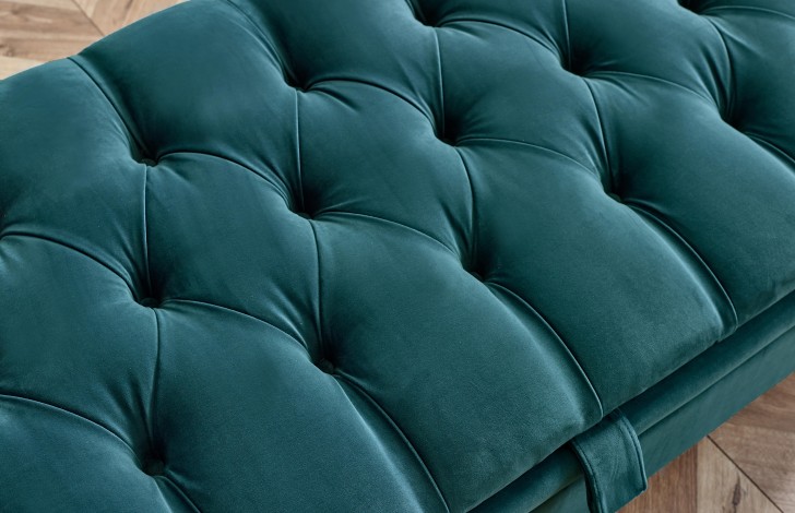 Harris Velvet Footstool