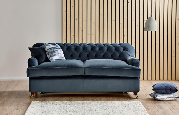 Harris Vintage Fabric Chesterfield Sofa The Chesterfield Company