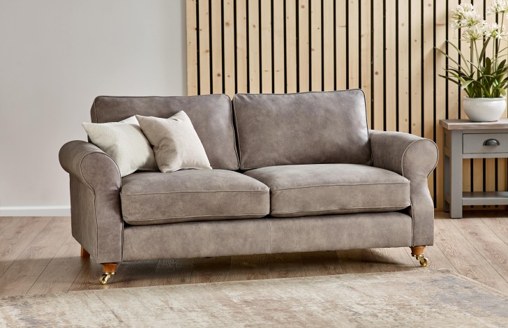 Churchill Traditional Leather Sofa