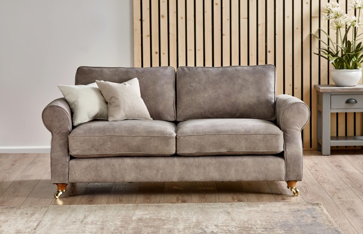 Churchill Traditional Leather Sofa