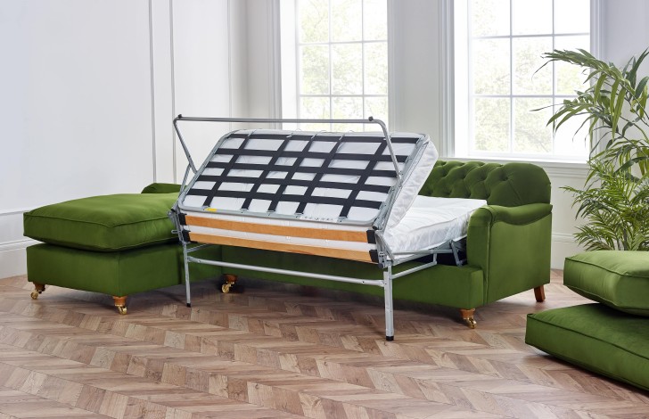 Harris Vintage Fabric Chaise Sofabed