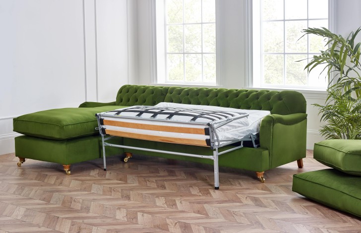 Harris Vintage Fabric Chaise Sofabed