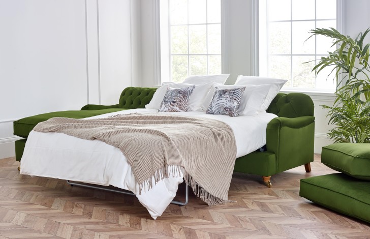 Harris Vintage Fabric Chaise Sofabed