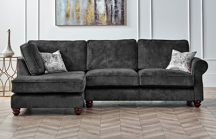 Churchill Fabric Chaise Sofa