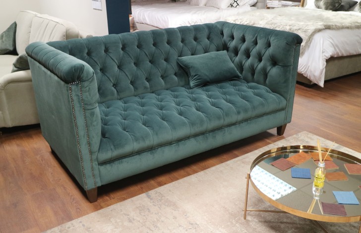Billingham Fabric Sofa - 3 Seater - Tango Aegean