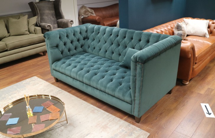 Billingham Fabric Sofa - 3 Seater - Tango Aegean