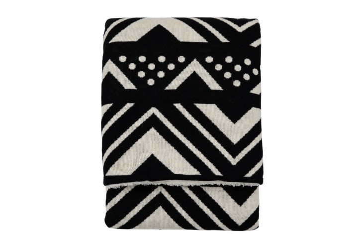 Chevron Sherpa Knit Throw