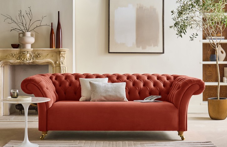 Penhurst Fabric Chesterfield Sofa