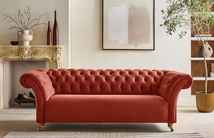 Penhurst Fabric Chesterfield Sofa