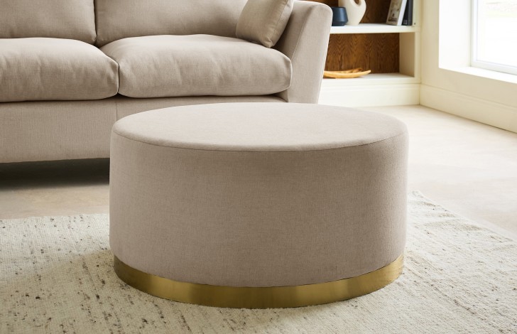 Percy Fabric Footstool