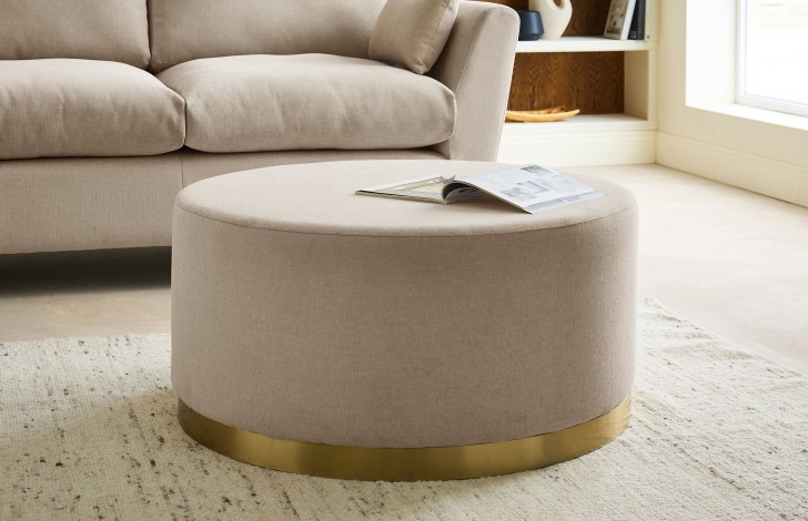 Percy Fabric Footstool
