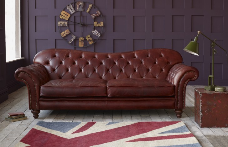 Arundel Vintage Brown Leather Sofa