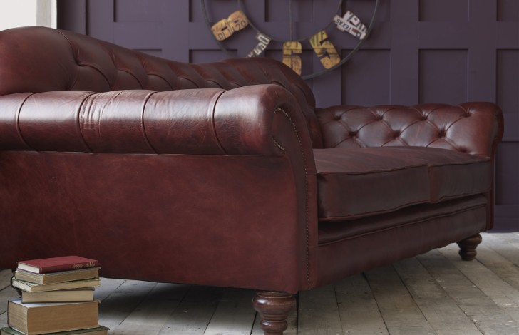 Arundel Vintage Brown Leather Sofa