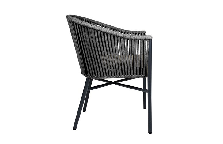 Hawaii Woven Chair - Dark Grey