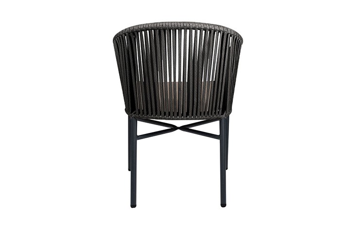 Hawaii Woven Chair - Dark Grey