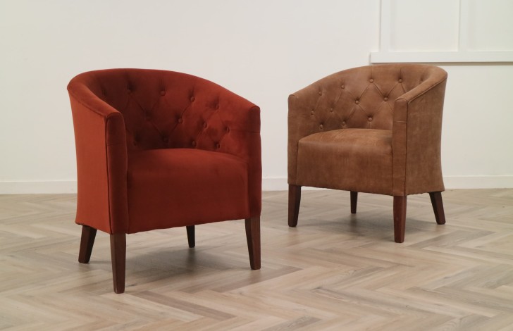 Padstow Fabric Buttoned Chair