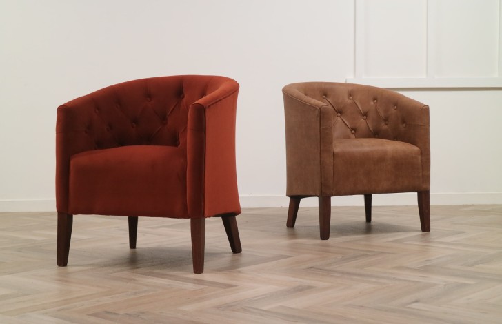 Padstow Fabric Buttoned Chair