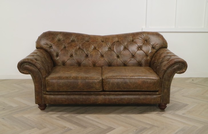 Drummond Vintage Sofa - 2.5 Seater - Vintage Cognac