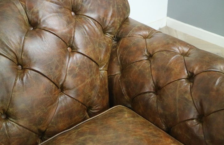 Drummond Vintage Sofa - 2.5 Seater - Vintage Cognac