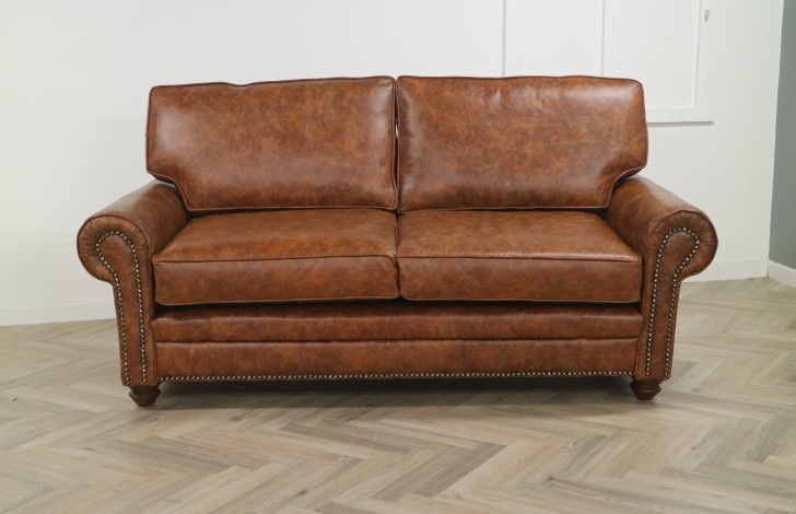 Hamilton Traditional Sofa - 3 Seater - Vintage Tan