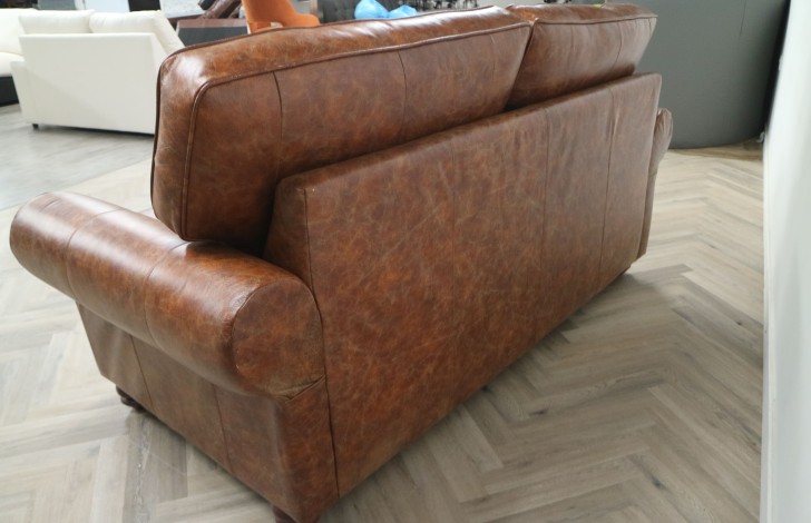 Hamilton Traditional Sofa - 3 Seater - Vintage Tan