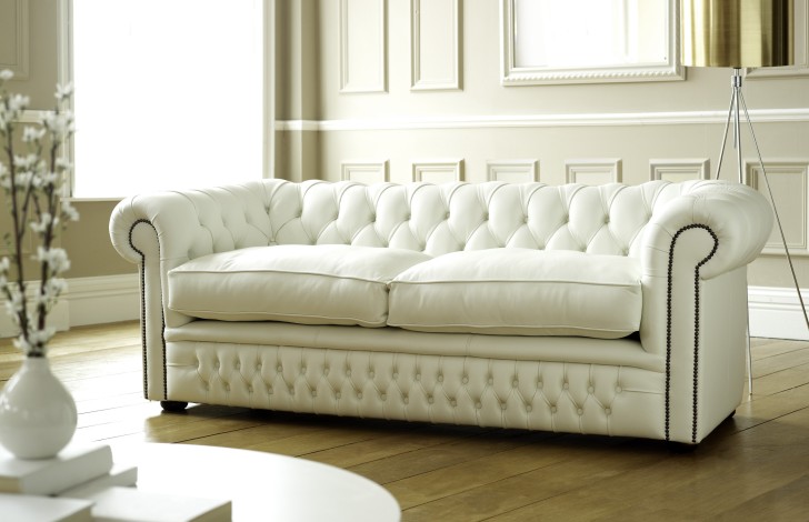 Claridge Luxury Leather Chesterfield Sofa