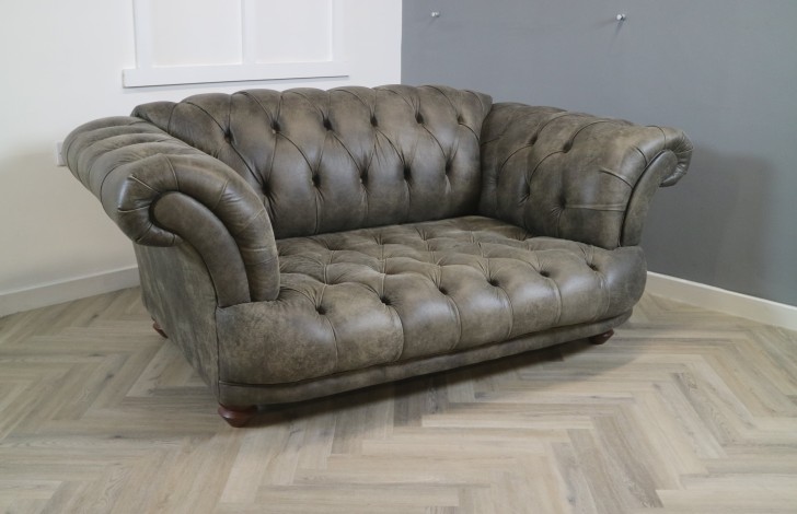 St Edmund Leather Sofa - 2 Seater - Tribe Wood