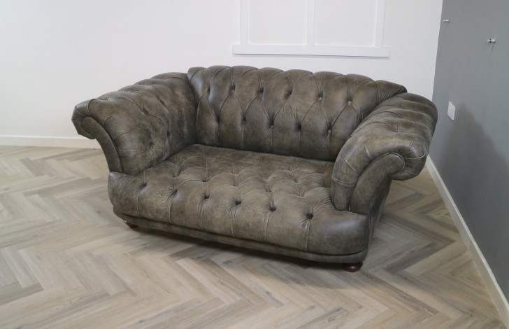 St Edmund Leather Sofa - 2 Seater - Tribe Wood