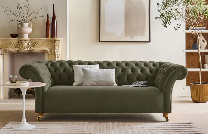 Penhurst Fabric Chesterfield Sofa