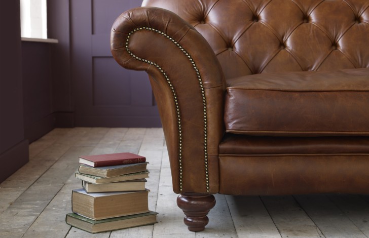 Arundel Vintage Brown Leather Sofa