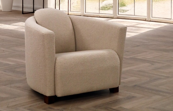 Hudson Fabric Tub Chair