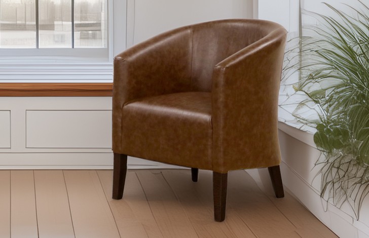 EST Leather Tub Chair