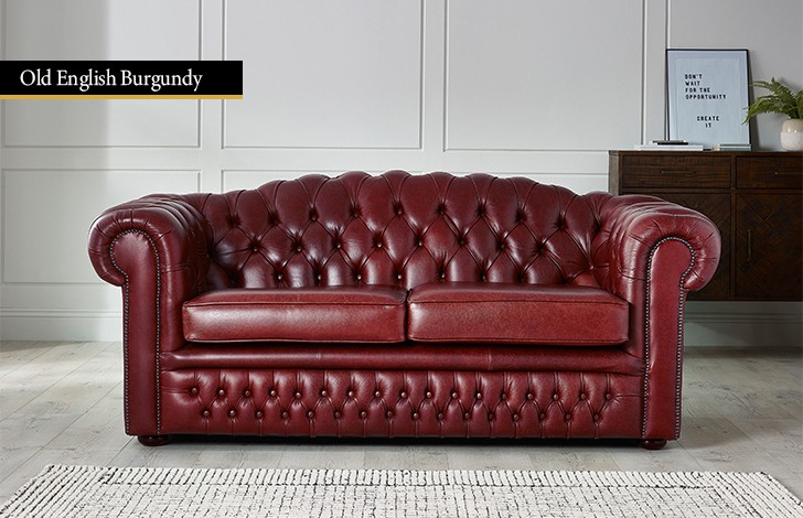 Oxley Brown Leather Chesterfield