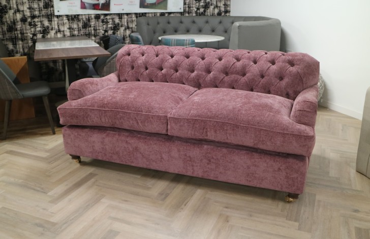 Harris Vintage Fabric Chesterfield Sofa bed - 3 Seater - Como Mystic