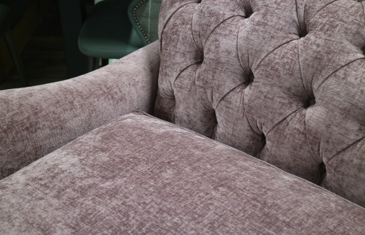 Harris Vintage Fabric Chesterfield Sofa bed - 3 Seater - Como Mystic