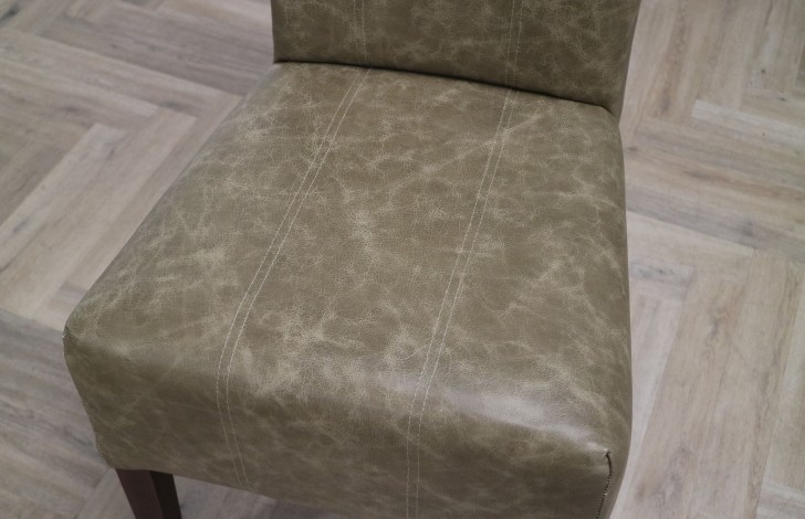 Idaho Leather Dining Chairs - Dune Stone - Quantity 4