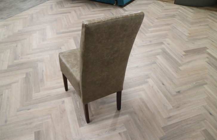 Idaho Leather Dining Chairs - Dune Stone - Quantity 4