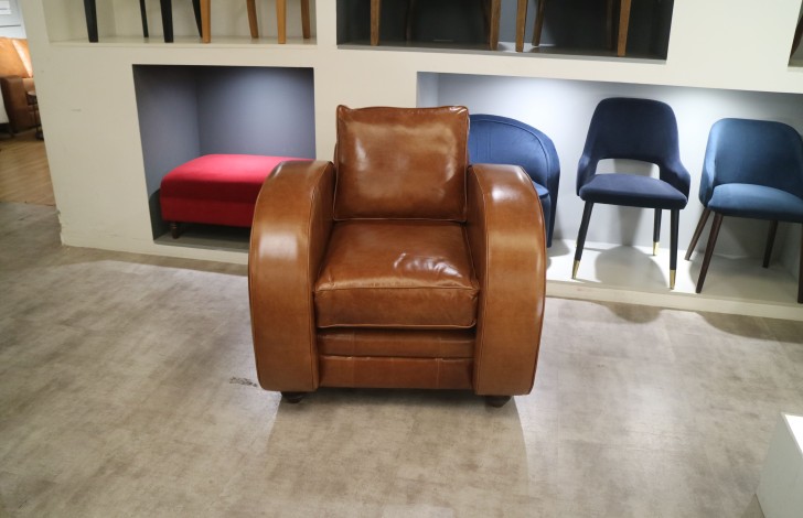 Astoria Leather Armchair - El Paso Whiskey