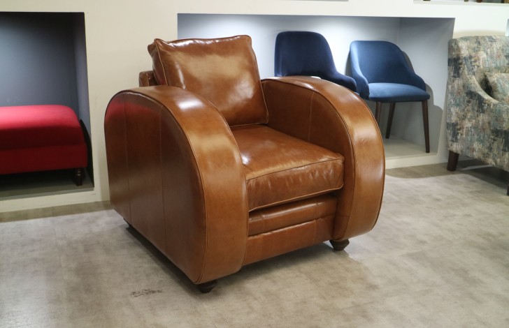 Astoria Leather Armchair - El Paso Whiskey