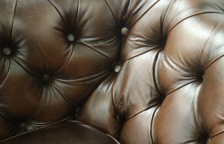 Claridge Leather Chesterfield Sofa - 2 Seater - Antique Brown