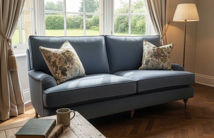 Downton Vintage Fabric Sofa