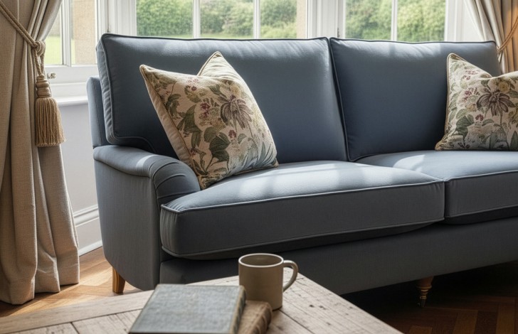 Downton Vintage Fabric Sofa