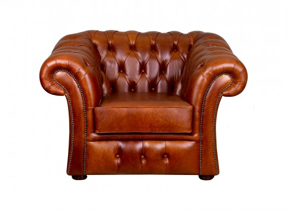 Gladbury Traditional Leather Chair