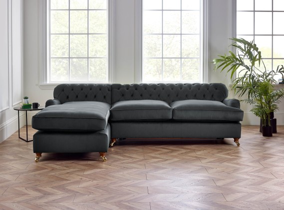 Harris Vintage Fabric Chaise Sofa