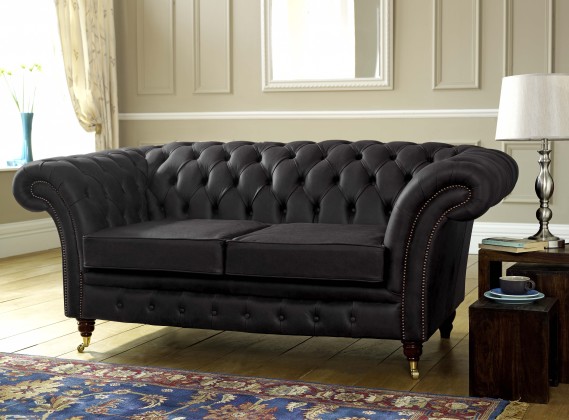 Blenheim Leather Chesterfield Sofa