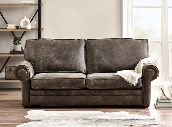Hamilton Leather Sofa Bed