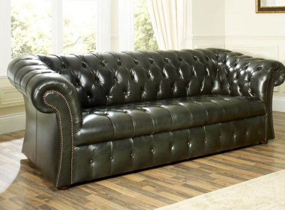 Coniston Elegant Leather Chesterfield