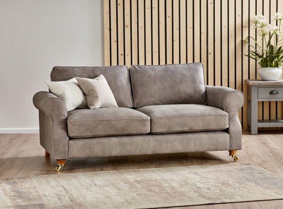 Churchill Traditional Leather Sofa