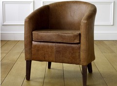 EST Leather Tub Chair