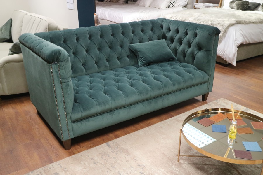 Billingham Fabric Sofa - 3 Seater - Tango Aegean